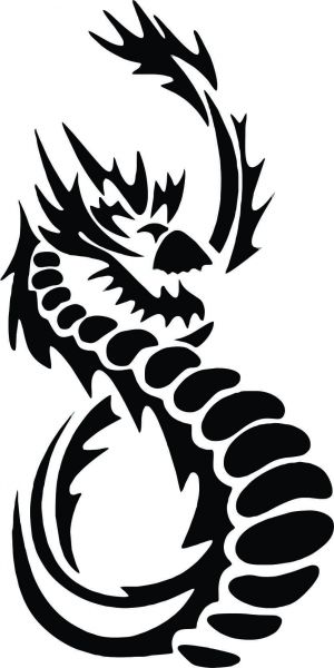 Dragão Chines Tribal